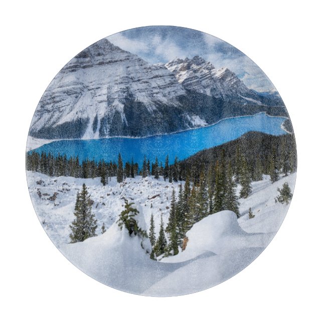 Tabla De Cortar Hielo y nieve | Lago Peyto, Rockies Canadienses (Anverso)