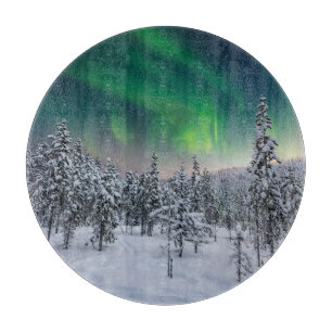 Tabla De Cortar Hielo y nieve Paisaje invernal, Finlandia