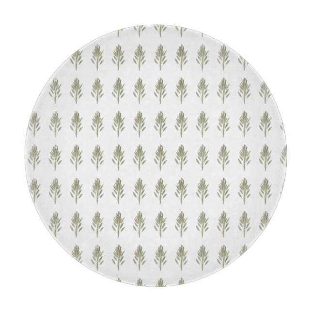 Tabla De Cortar Hierba salada vegetación botánica Cocina (Anverso)