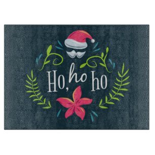 Tabla De Cortar Ho Ho Ho Navidad
