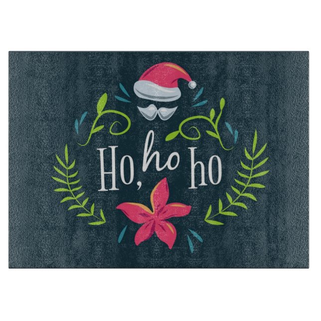 Tabla De Cortar Ho Ho Ho Navidad (Anverso)