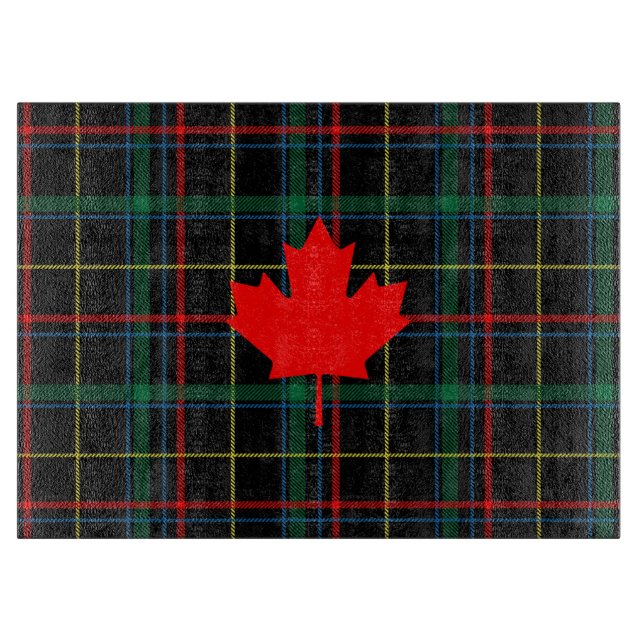 Tabla De Cortar Hoja de arce canadiense (Anverso)