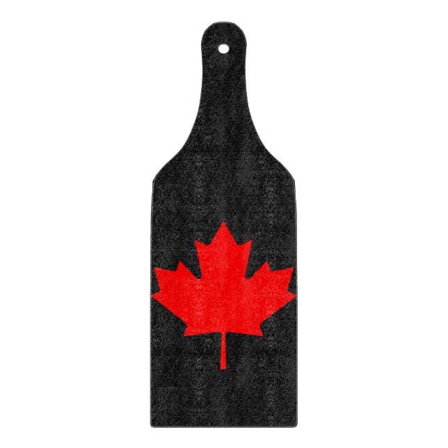 Tabla De Cortar Hoja de arce canadiense (Anverso)