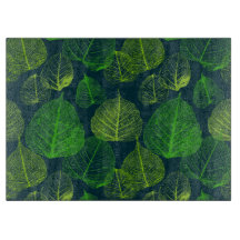 Hojas de esqueleto verde oscuro biofílico