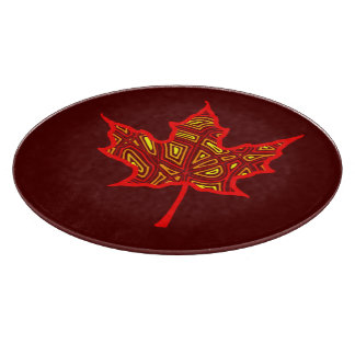 Tabla De Cortar Hojas de Fuego