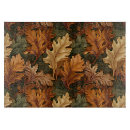 Tabla De Cortar Hojas de otoño 