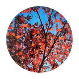 Tabla De Cortar Hojas de otoño