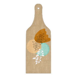 TABLA DE CORTAR HOJAS MINIMALISTAS DE BOHO