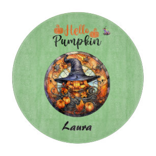 Tabla De Cortar Hola Scary Hallowe'en Pumpkin