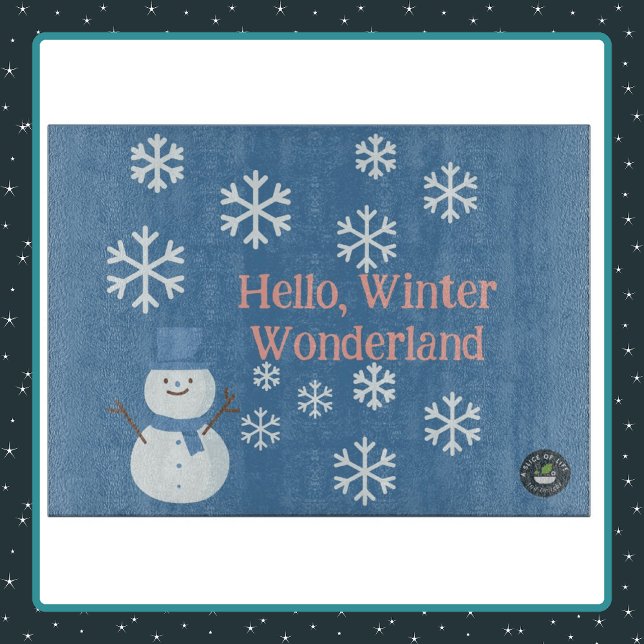 Tabla De Cortar Hola, Winter Wonderland Decorative Glass (Subido por el creador)