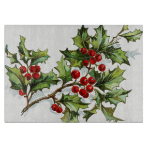 Tabla De Cortar Holly Berries 001