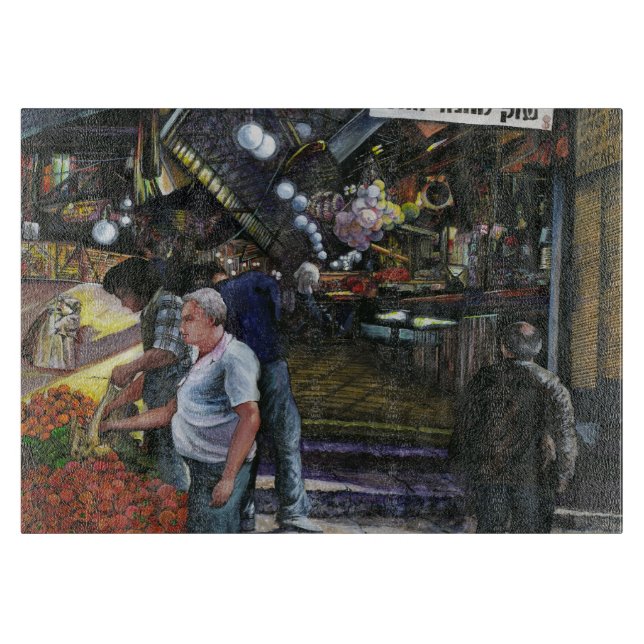 Tabla De Cortar Hombres de Comercio, Jerusalén (Anverso)