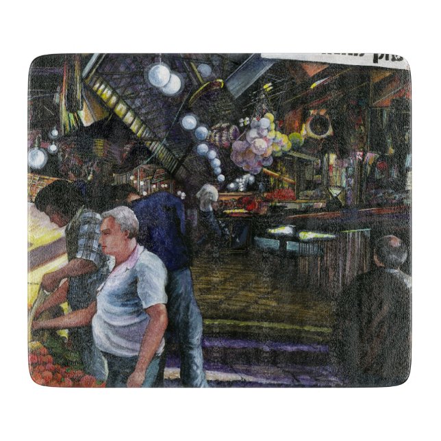 Tabla De Cortar Hombres de Comercio, Jerusalén (Anverso)