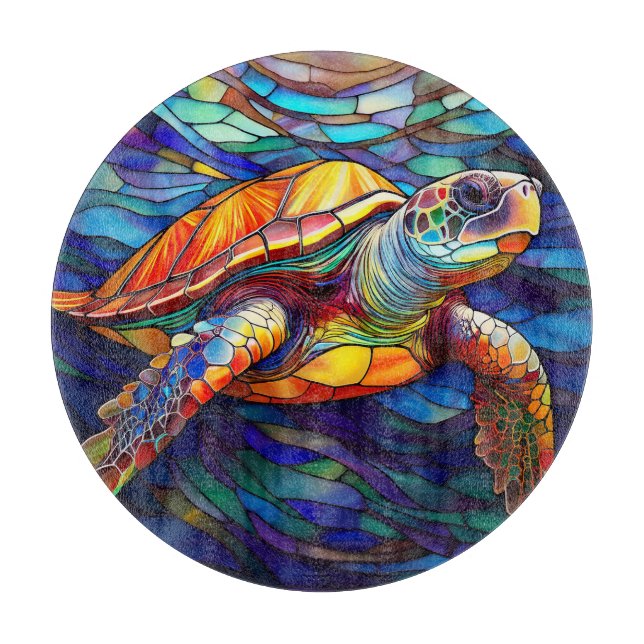 Tabla De Cortar Homenaje a la tortuga marina (Anverso)