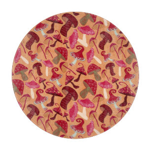 Tabla De Cortar Hongos Cute