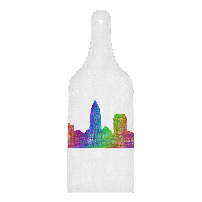 Tabla De Cortar Horizonte de Cleveland (Anverso)