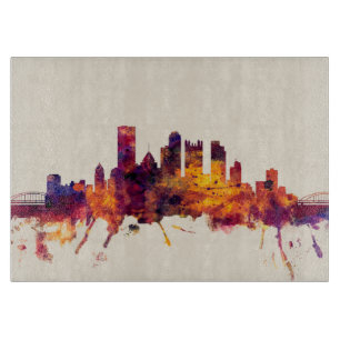 Tabla De Cortar Horizonte de Pittsburgh Pennsylvania