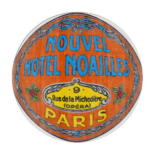 Tabla De Cortar Hotel Paris, edite el tablero de recortes de texto