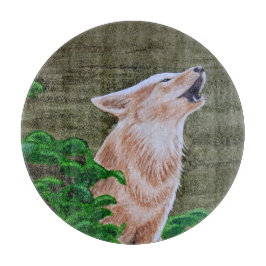 Tabla De Cortar Howling Coyote