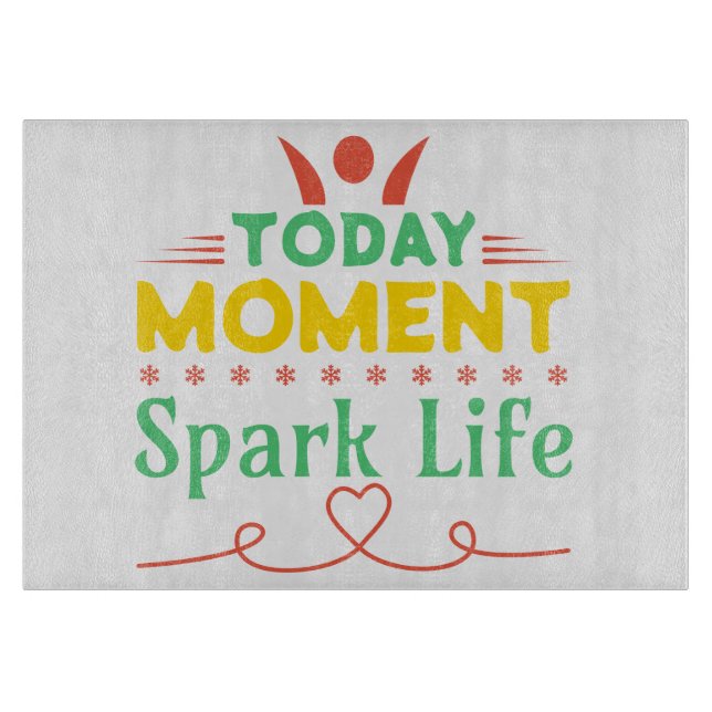 Tabla De Cortar Hoy, momento, vida de chispa (Anverso)