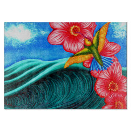 Tabla De Cortar Hummingbird Ocean