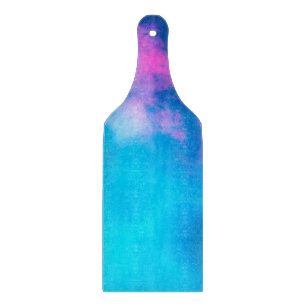Tabla De Cortar Humo rosa y azul   Zazzle_Growshop.