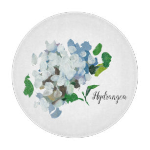 Tabla De Cortar Hydrangea Watercolor