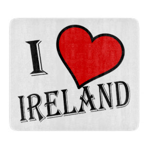 Tabla De Cortar I Heart Ireland bk cbcn