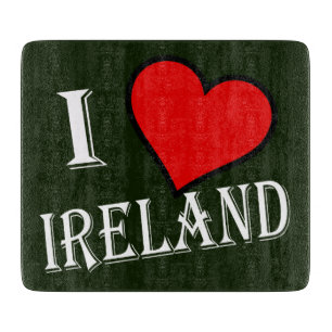 Tabla De Cortar I Heart Ireland con cbcn