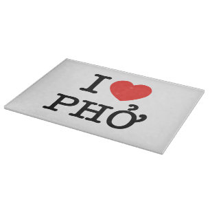 Tabla De Cortar I Heart (Love) Pho