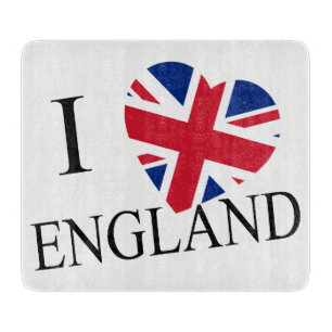 Tabla De Cortar I Heartflag England bcnt