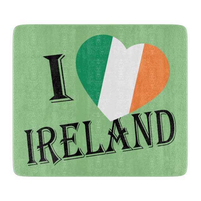 Tabla De Cortar I Heartflag Ireland bccnt (Anverso)