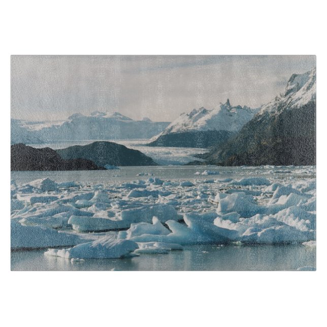 Tabla De Cortar Icebergs Glaciales (Anverso)