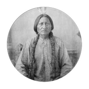 Tabla De Cortar Icono Americano Nativo: Líder Lakota Sitting Bull
