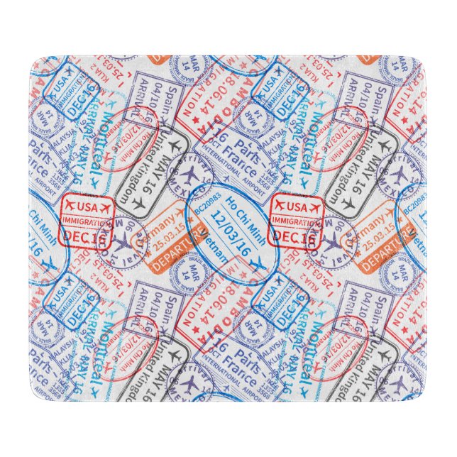 Tabla De Cortar Icono de viaje (Anverso)