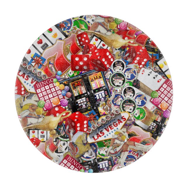 Tabla De Cortar Iconos de Las Vegas - Delight (Anverso)