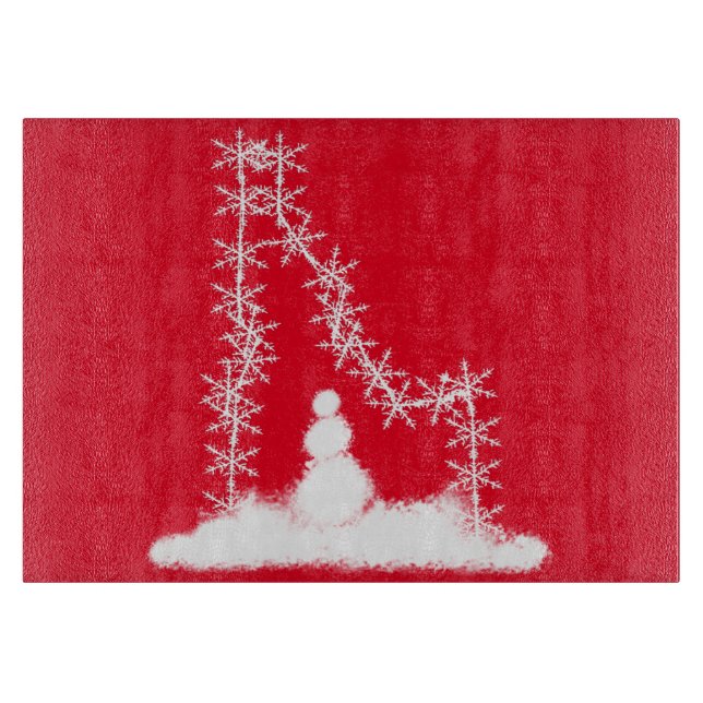 Tabla De Cortar Idaho Snowflake (Anverso)