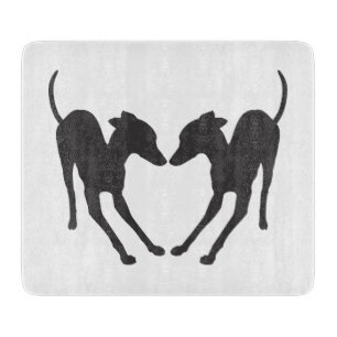 Tabla De Cortar IgS juguetones de Greyhounds italianos