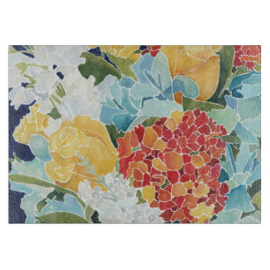 Tabla De Cortar II floral de medianoche