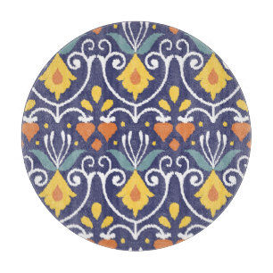 Tabla De Cortar Ikat Hecho a Mano: Tela Étnica Boho