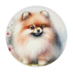 Tabla De Cortar Ilustracion cutáneo de pomerania