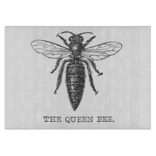 Tabla De Cortar Ilustracion de antigüedades de insectos de Queen B