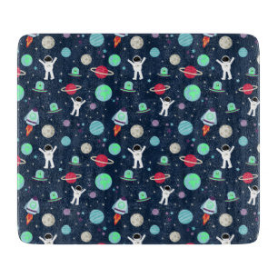 Tabla De Cortar Ilustracion de patrón de espacio