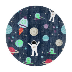 Tabla De Cortar Ilustración de patrón espacial
