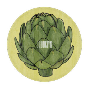 Tabla De Cortar Ilustracion de personalizado Artichoke