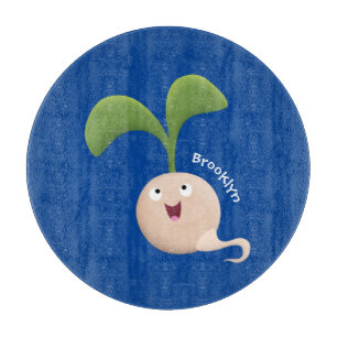 Tabla De Cortar Ilustracion de personalizado de brote de semillas 