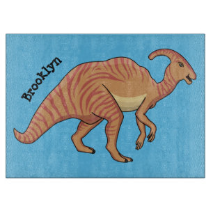 Tabla De Cortar Ilustracion de personalizado de dinosaurios de par