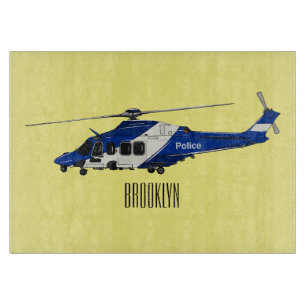 Tabla De Cortar Ilustracion de personalizado de helicópteros de la