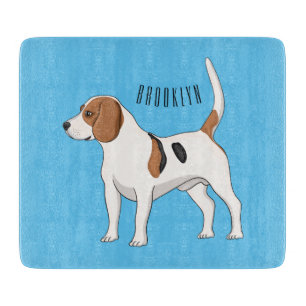 Tabla De Cortar Ilustracion de personalizado de perro Beagle