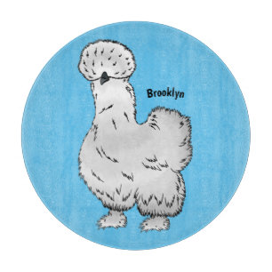 Tabla De Cortar Ilustracion de personalizado de pollo de Silkie